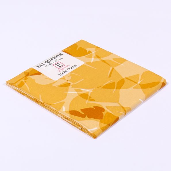 Coupon tissu Coton n°35 Jaune - 45 x 55 cm