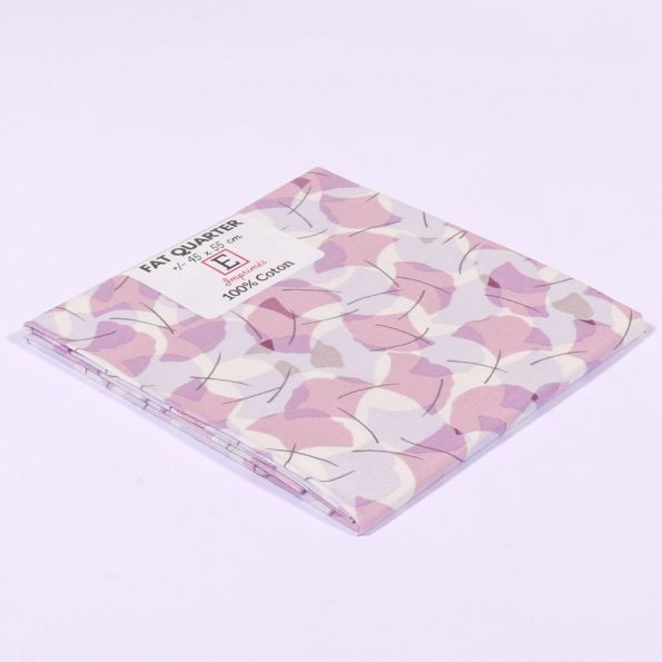 Coupon tissu Coton n°36 Rose pâle - 45 x 55 cm