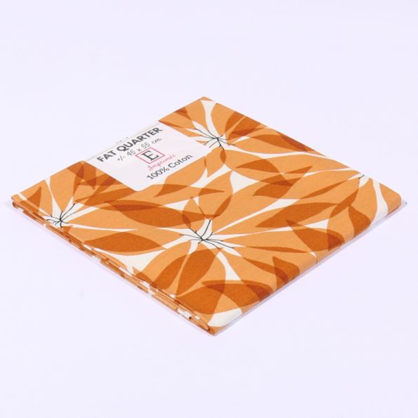 Coupon tissu Coton n°38 Orange - 45 x 55 cm
