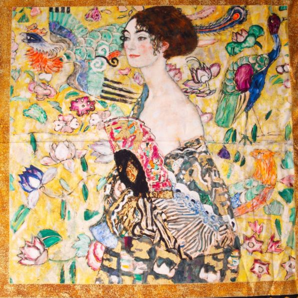 Tissu Panneau Coton Gustav Klimt