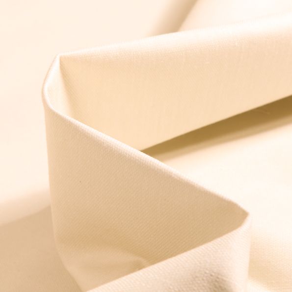 Coupon Tissu Occultant Blackout uni Blanc cassé - Coupon de 50 cm