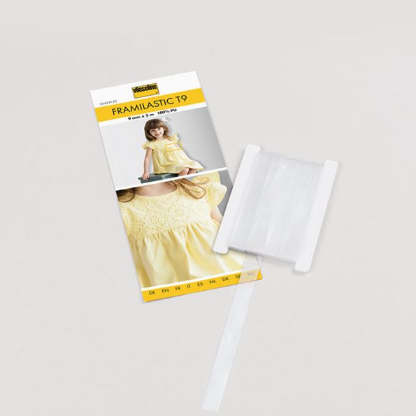 Bande Framilastic Vlieseline Transparent T9 - 9mm x 5m