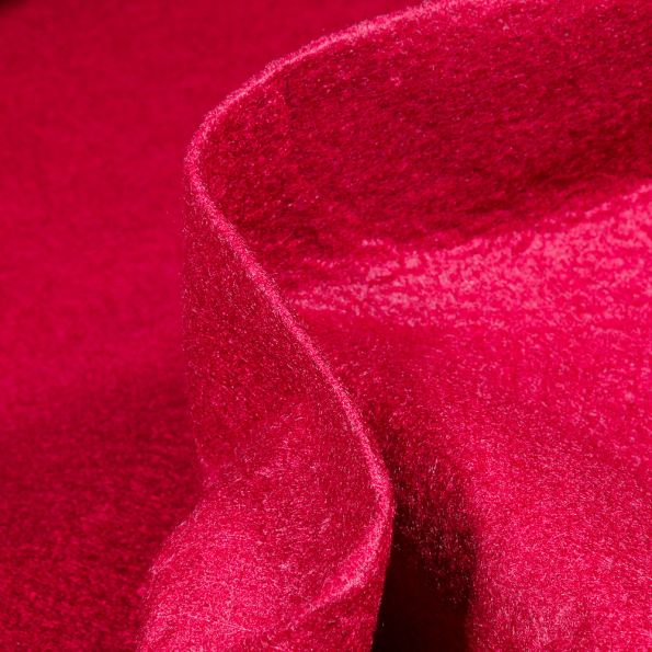 Tissu Feutrine 180 cm Lie de vin - Par 10 cm