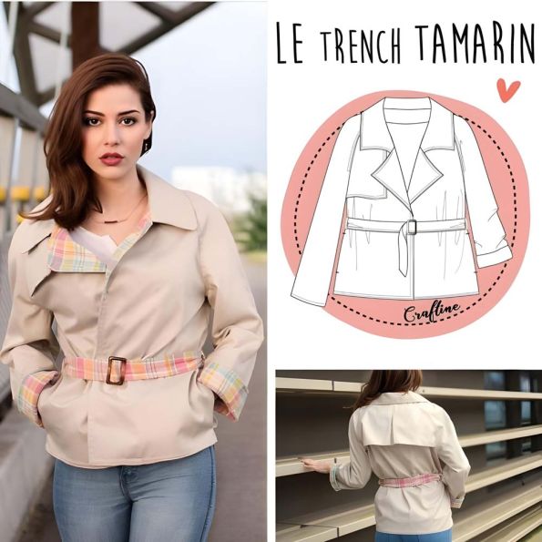 Patron Craftine Trench Tamarin