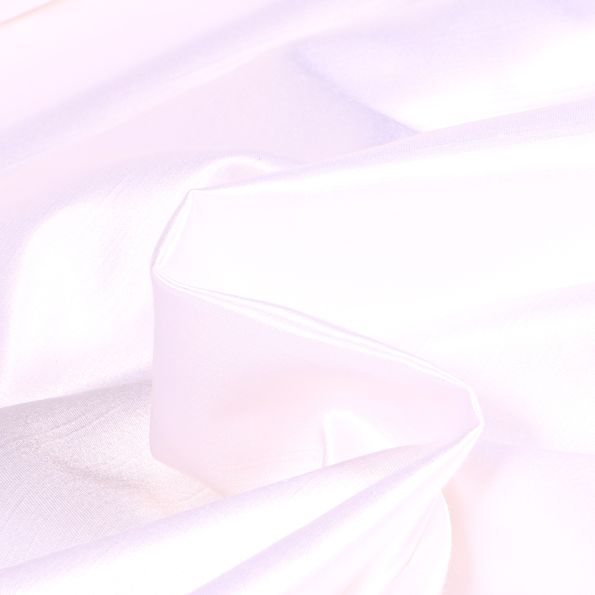 Tissu Taffetas d'ameublement Bombyx Blanc - Par 10 cm