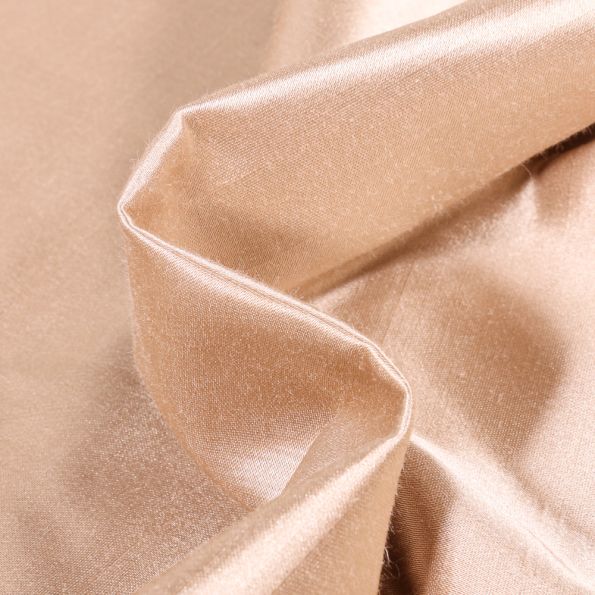 Tissu Taffetas d'ameublement Bombyx Beige - Par 10 cm