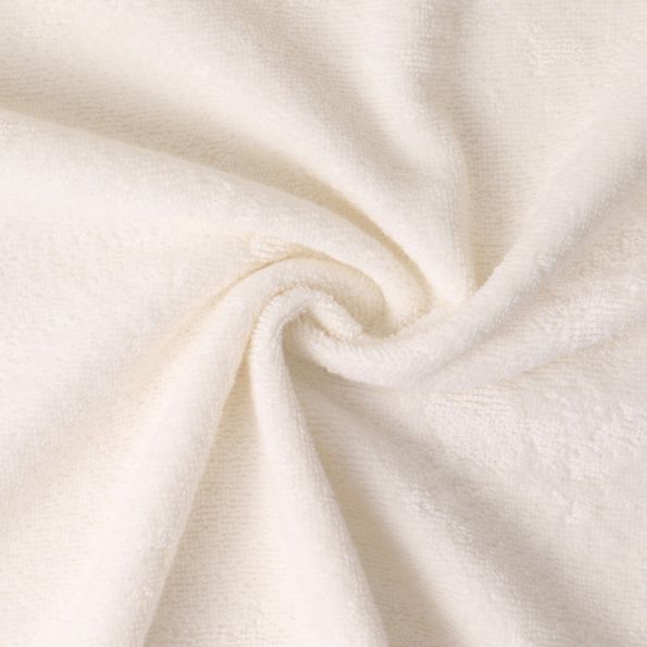 Tissu Eponge uni 400 g/m² Ecru - Coupon de 3 mètres