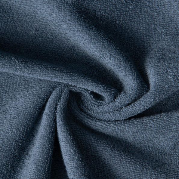 Tissu Eponge uni 400 g/m² Bleu ardoise - Coupon de 3 mètres