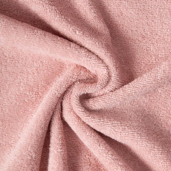 Tissu Eponge uni 400 g/m² Rose - Coupon de 3 mètres