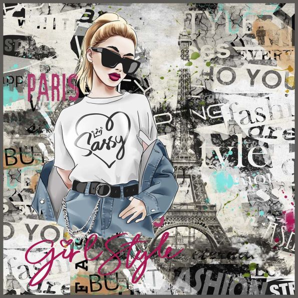 Carré Simili cuir Urban Paris