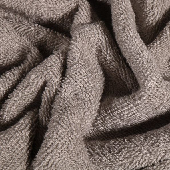 Tissu Eponge Bambou épais Gris galet - Par 10 cm