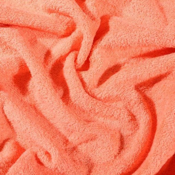 Coupon Tissu Eponge Premium 400 g/m² Corail - Coupon de 70 cm