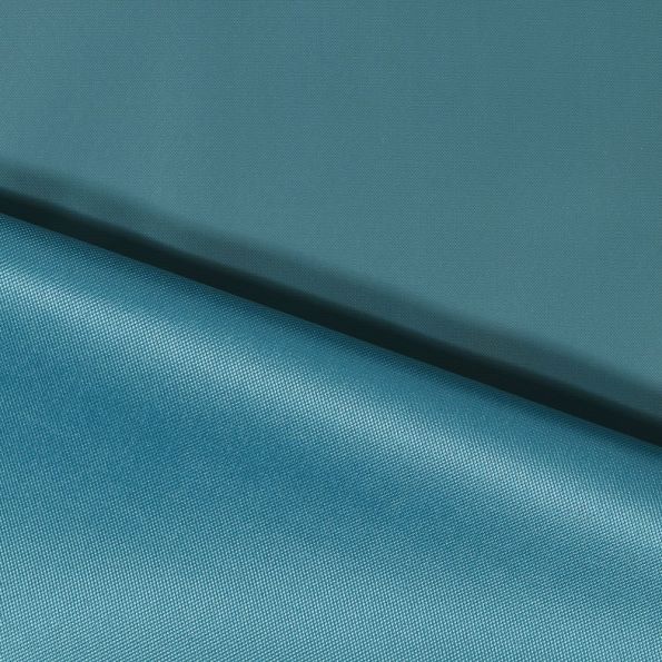 Coupon Tissu Toile à sac envers PVC déperlant ultra robuste Bleu canard - Coupon de 50 cm
