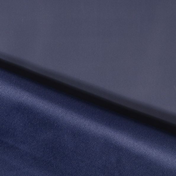 Coupon Tissu Toile à sac envers PVC déperlant ultra robuste Bleu marine - Coupon de 30 cm