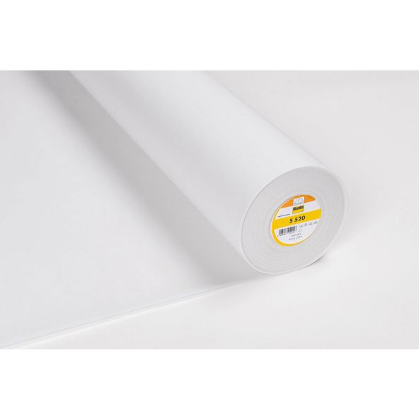 Entoilage Thermocollant Fort Vlieseline S520 en laize de 30 cm Blanc - Par 10 cm
