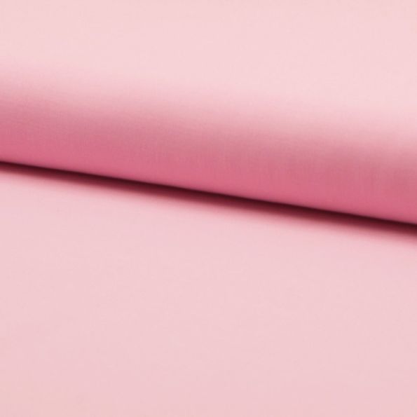 Coupon Tissu Coton uni Rose Bébé - Coupon de 20 cm