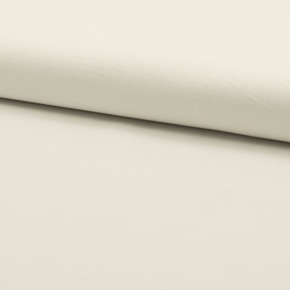 Coupon Tissu Voile de coton uni Bio Ecru - Coupon de 200 cm
