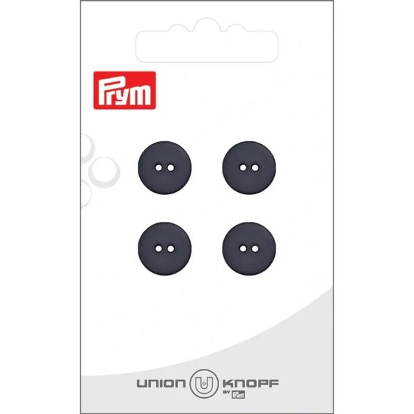 Bouton Prym Stella 12 mm x4 - Gris foncé