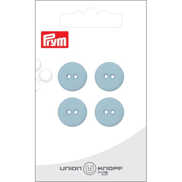 Bouton Prym Stella 15 mm x4 - Bleu clair