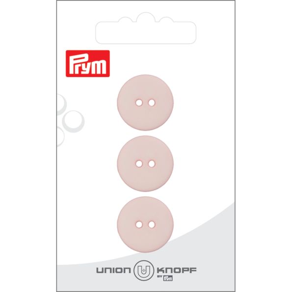 Bouton Prym Stella 18 mm x3 - Rose pâle