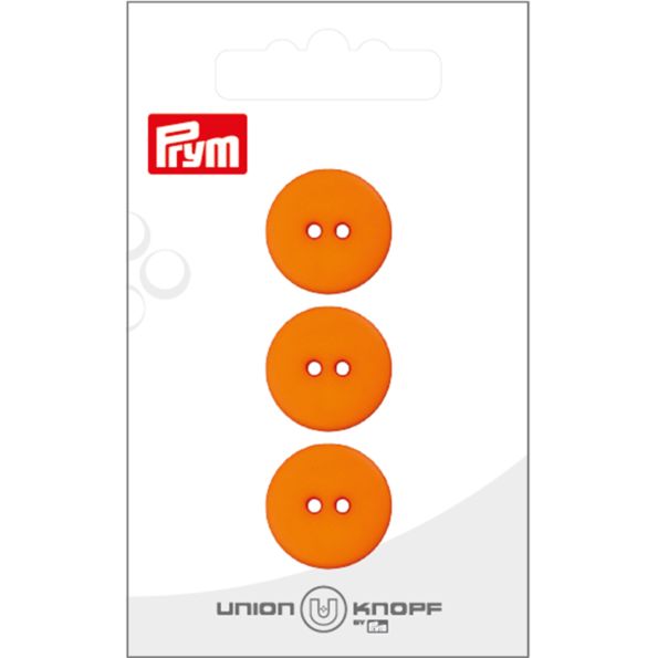 Bouton Prym Stella 18 mm x3 - Orange