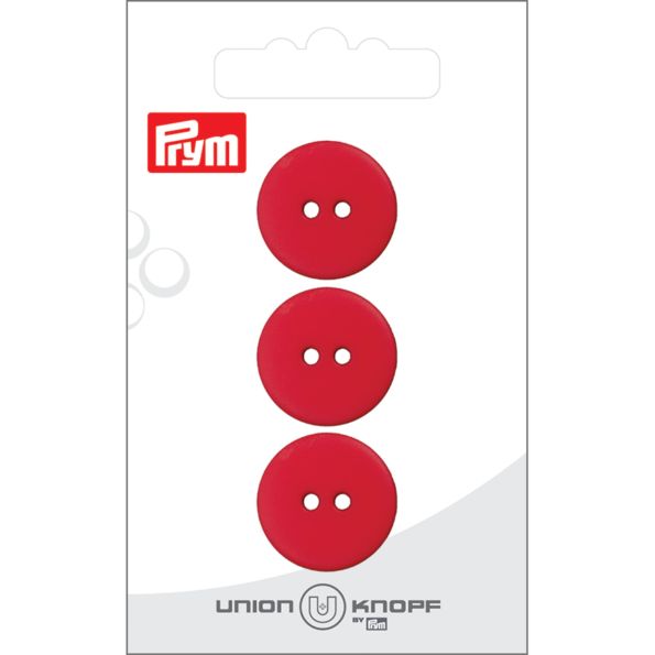 Bouton Prym Stella 20 mm x3 - Rouge
