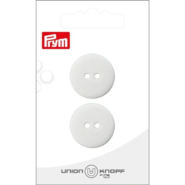 Bouton Prym Stella 23 mm x2 - Blanc
