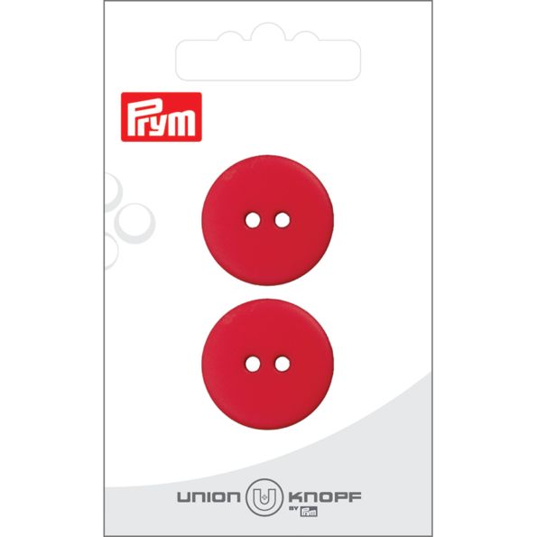 Bouton Prym Stella 23 mm x2 - Rouge