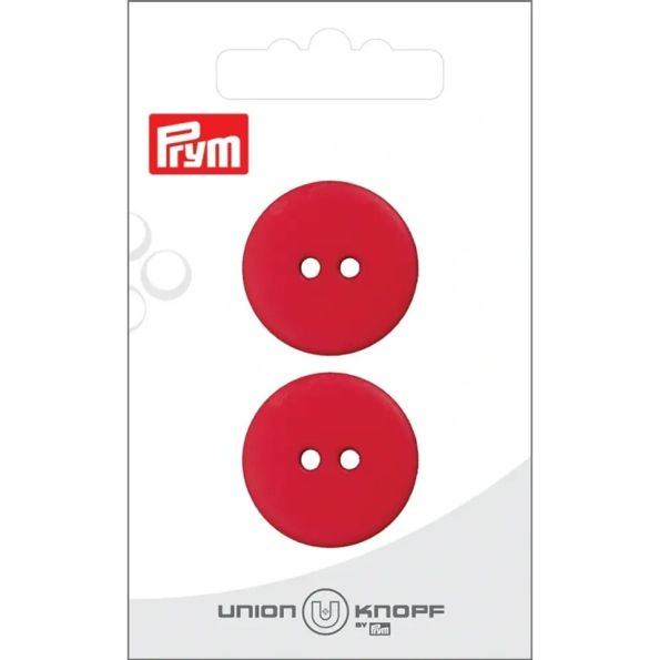 Bouton Prym Stella 25 mm x2 - Rouge