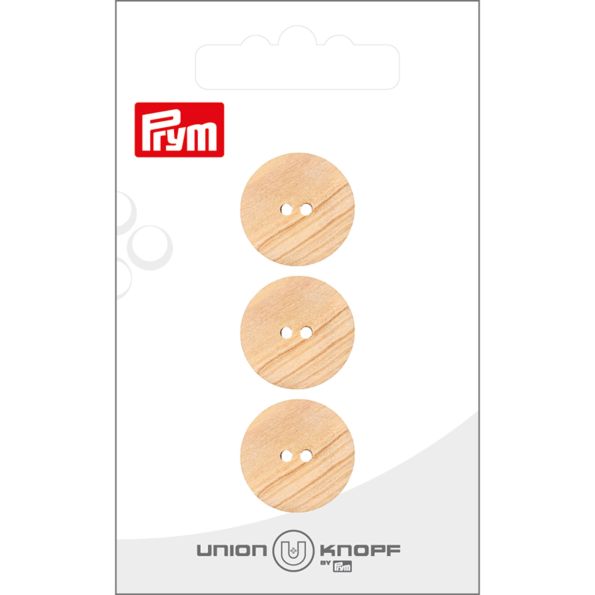 Bouton Prym Matis 18 mm x3 - Bois