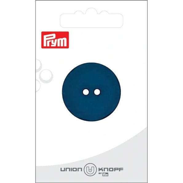 Bouton Prym Léo texturé 30 mm x1 - Bleu foncé