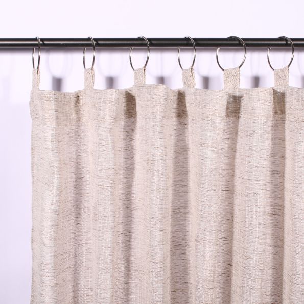 Rideau Voilage Tissé Balazuc Beige - 140 x 240 cm