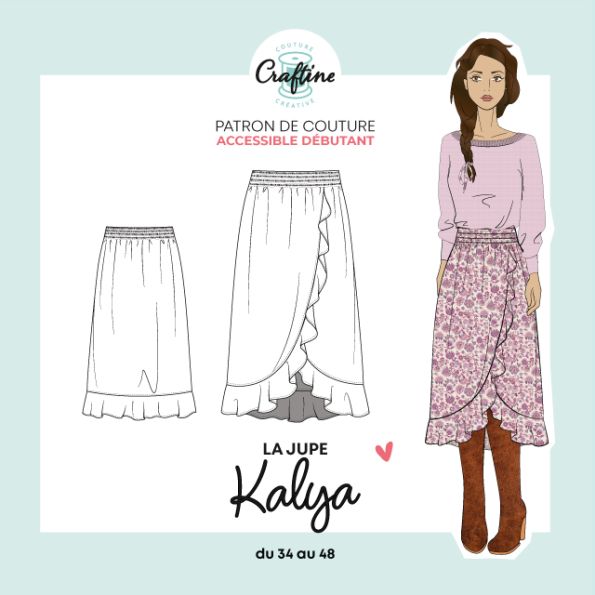 Patron Craftine Jupe Kalya
