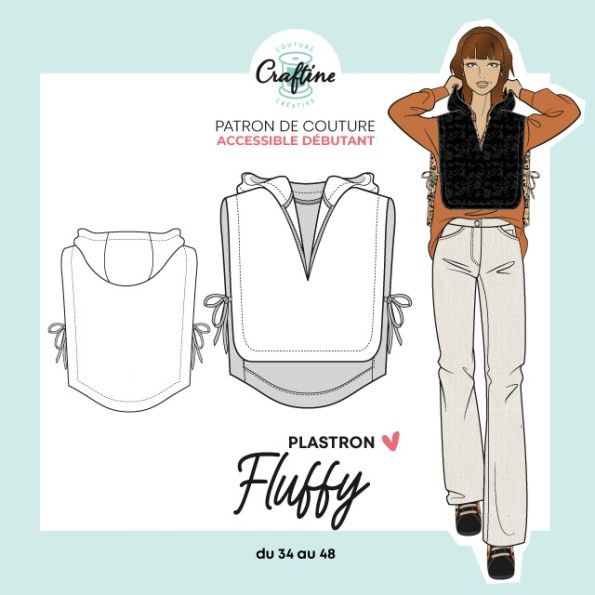 Patron Craftine Plastron Fluffy