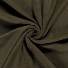 Tissu  Polaire uni Vert kaki foncé - Par 10 cm