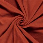 Tissu  Polaire uni Terracotta - Par 10 cm