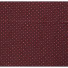 Tissu Jersey Coton Pois fuchsia sur fond Bordeaux foncé - Par 10 cm