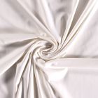 Tissu Jersey Viscose Nylon Blanc - Par 10 cm