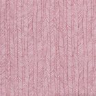 Tissu Jersey Velours Eponge Flèches géométriques sur fond Rose - Par 10 cm
