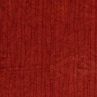 Tissu Jersey Velours Eponge Flèches géométriques sur fond Brique - Par 10 cm