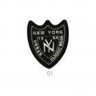 Ecusson Thermocollant New York Noir