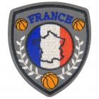 Ecusson Thermocollant Blasons Sport Basket et France