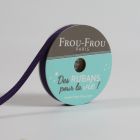 Bobinette Ruban Gros grain Frou-Frou Prune délicate - 6 mm x 6 mètres