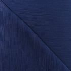 Tissu Crépon Bleu marine x10cm