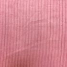 Tissu Velours Grosses côtes Rose clair - Par 10 cm