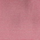 Tissu Jersey Viscose Marinière Rayures fines Rouge et blanc - Par 10 cm