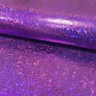 Tissu Lamé effet holographique Violet - Par 10 cm