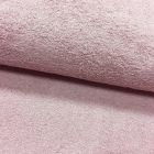 Tissu Eponge légère 320 g/m² Rose pastel - Par 10 cm
