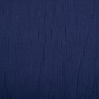 Tissu Double gaze de coton uni Bleu nocturne - Par 10 cm