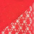Tissu Dentelle Eva Rouge - Par 10 cm